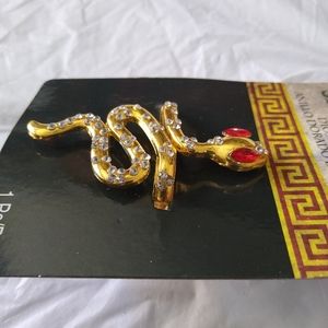 Ring Double Snake Ring Asp Costume Cosplay Halloween Unisex Novelty